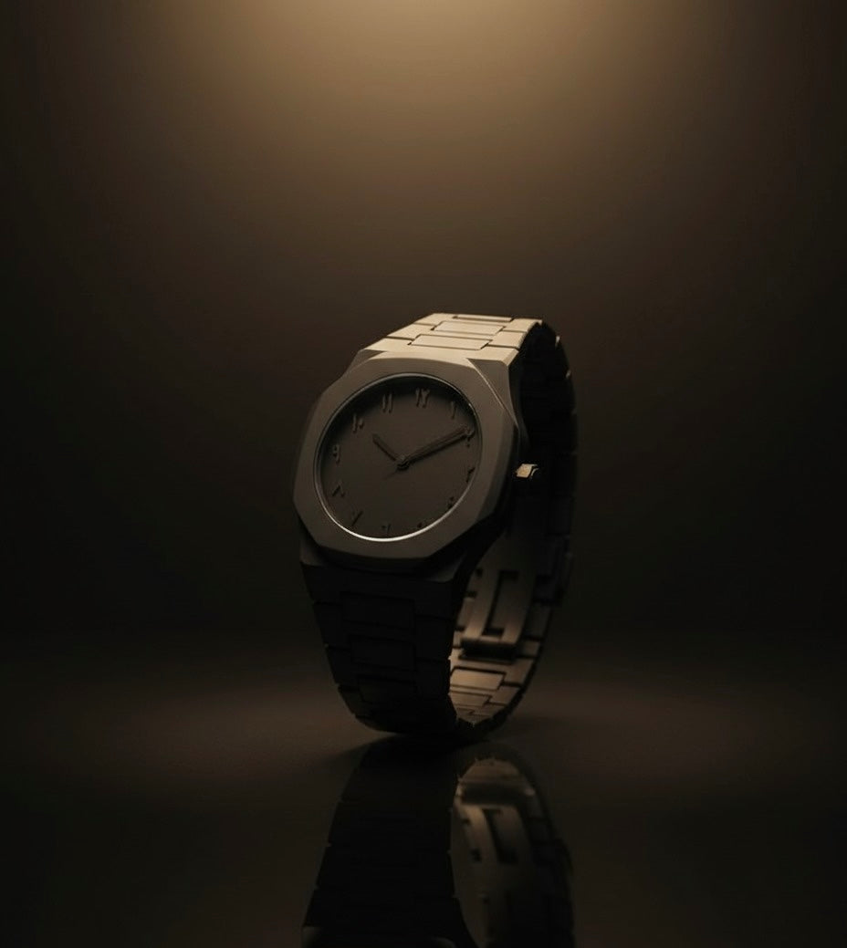 Black Arabic Aura Luxury Watch – Arabic Numerals