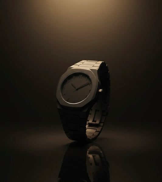 Black Arabic Aura Luxury Watch – Arabic Numerals