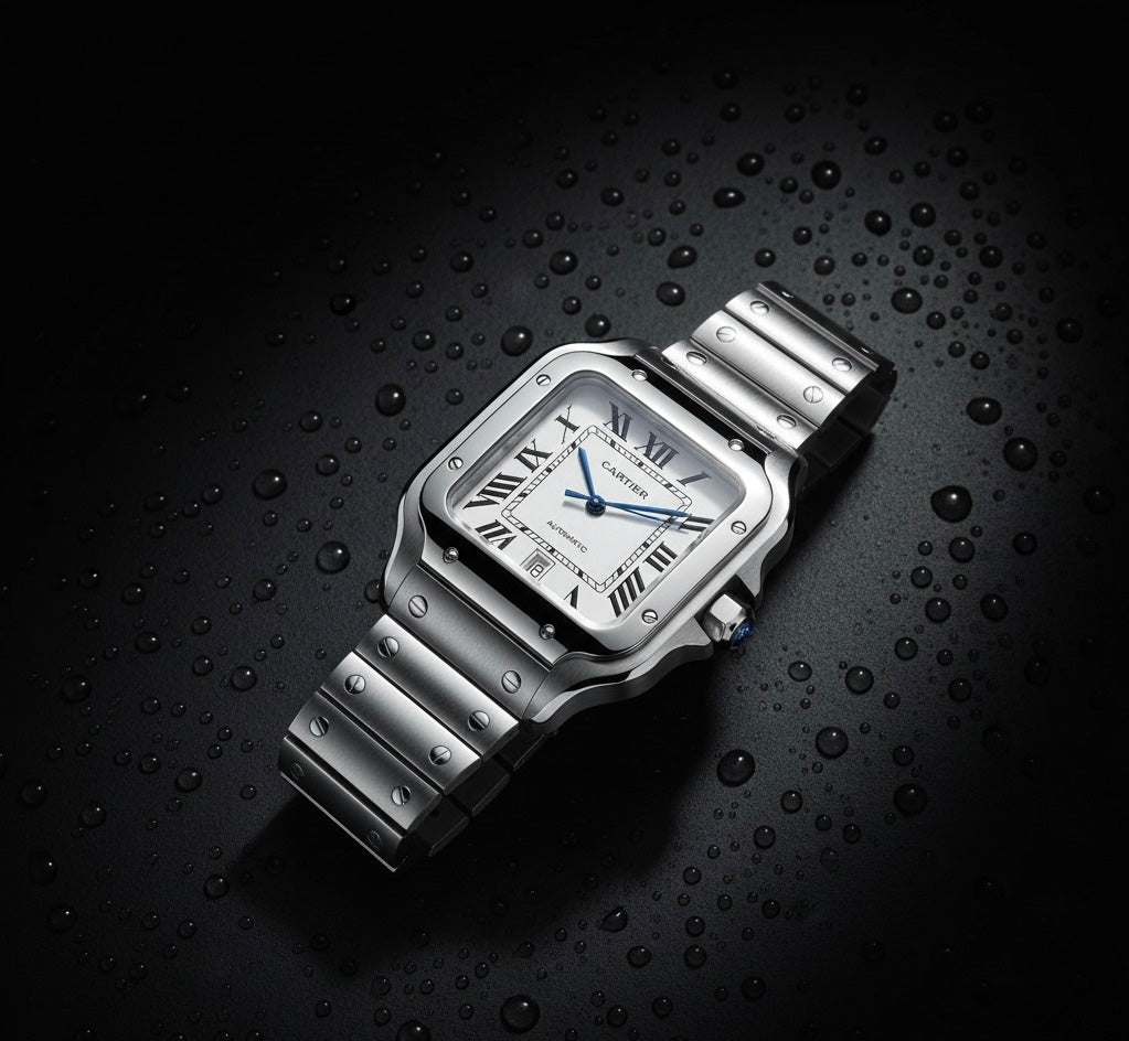 Cartier Centos Style Luxury Men’s Watch – Stainless Steel Bracelet, Silver Case, ,Premium Design