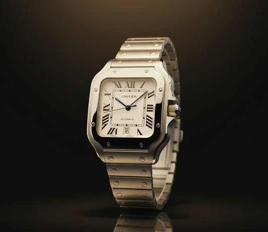 Cartier Centos Style Luxury Men’s Watch – Stainless Steel Bracelet, Silver Case, ,Premium Design