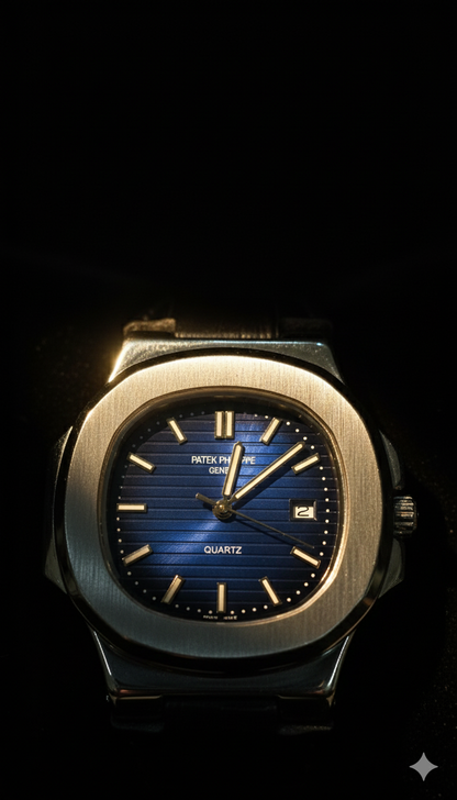 Patek Philippe Leather Strap Luxury Watch – Master Lock Edition