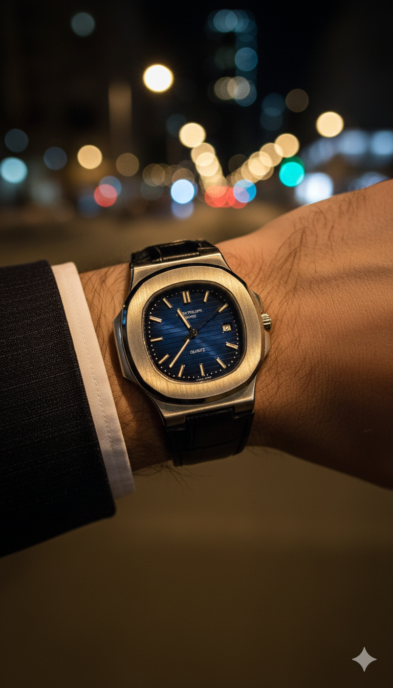 Patek Philippe Leather Strap Luxury Watch – Master Lock Edition