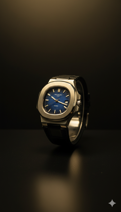 Patek Philippe Leather Strap Luxury Watch – Master Lock Edition